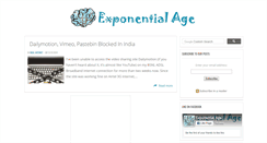 Desktop Screenshot of exponentialage.com